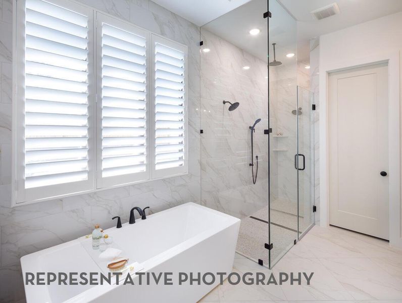 Furnished interior view inside a new home in Santa Rita Ranch, Liberty Hill (Image 17).