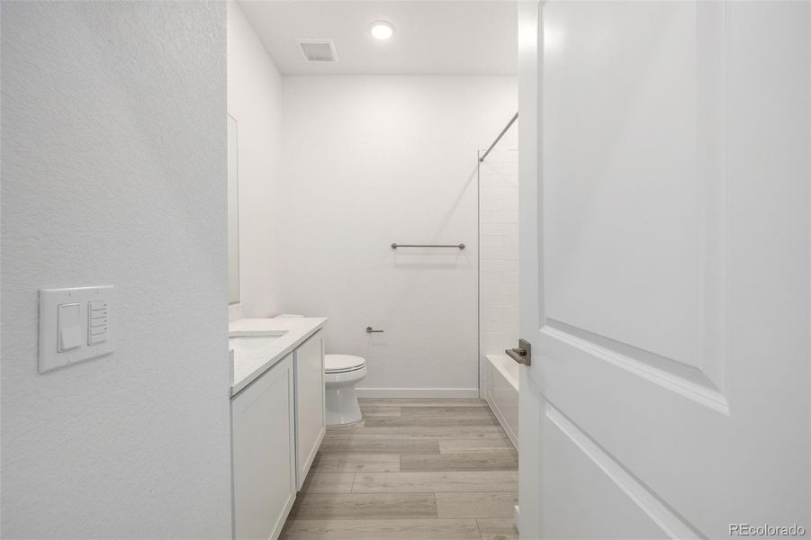Furnished interior view inside a new home in Gateway Commons, Denver (Image 5).