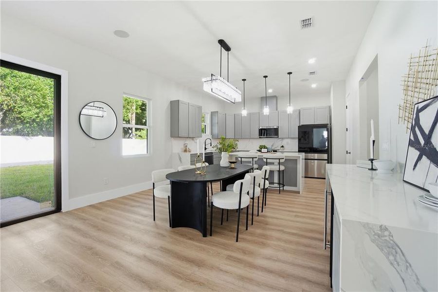 Furnished interior view inside a new home in , Belle Isle (Image 13).