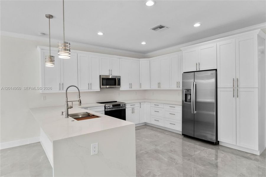 Spacious kitchen