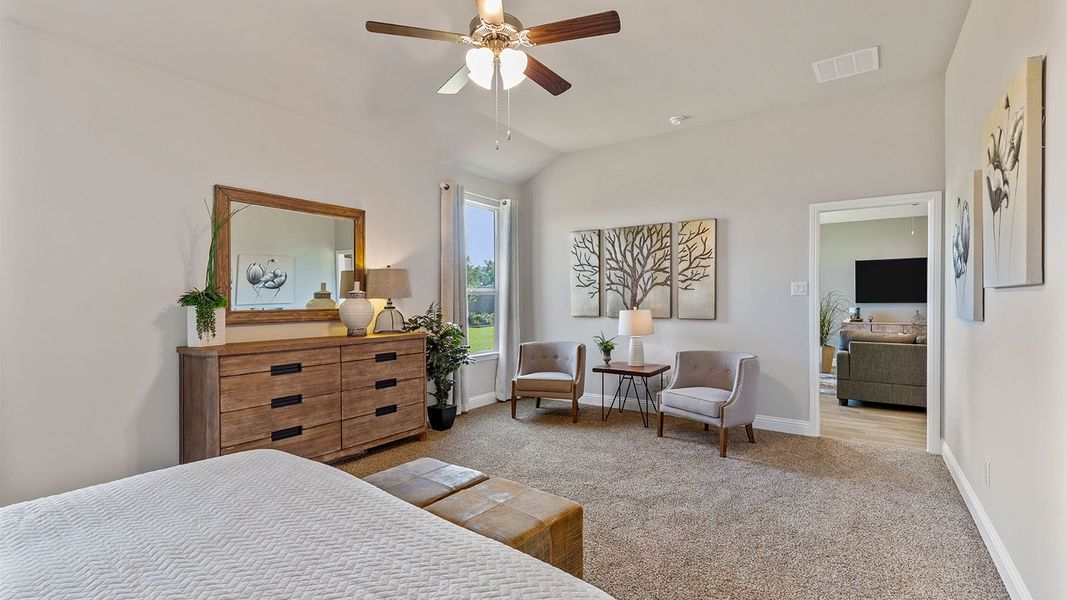 Furnished interior view inside a new home in Rock Creek West, Fort Worth (Image 22).