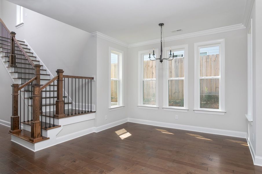Representative unfurnished interior of a home built from the The Redwood by Greentech Homes LLC in The Thicket at Sedman Hills, Hixson (Image 12).