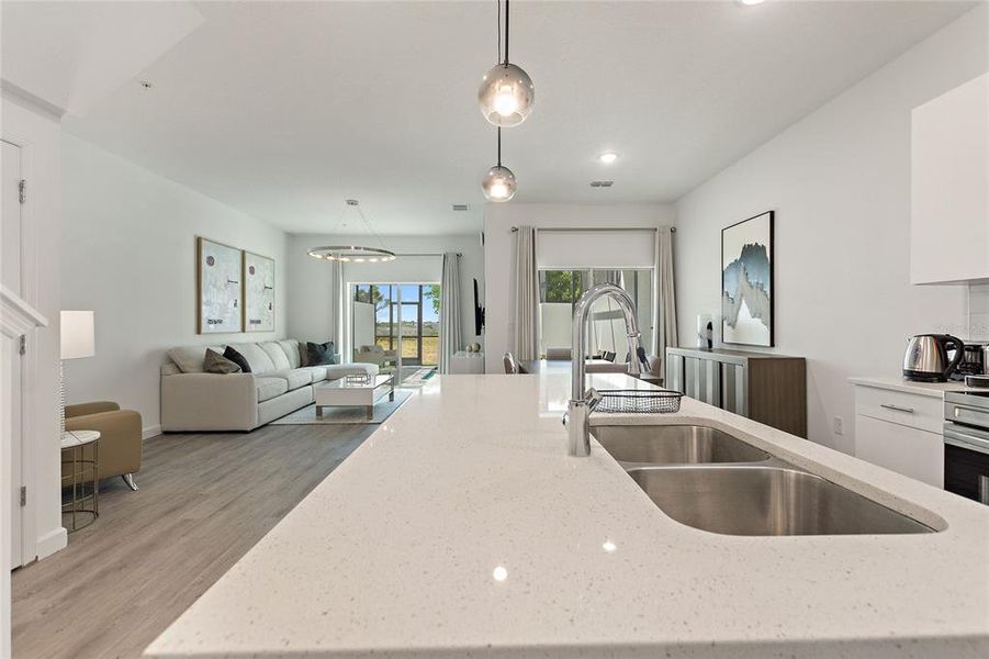 Furnished interior view inside a new home in , Davenport (Image 46).