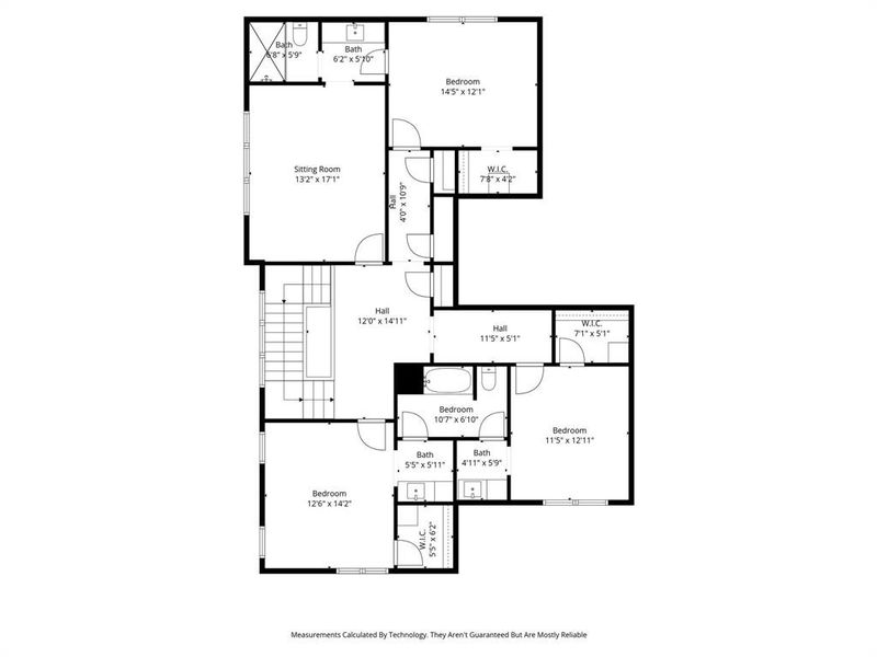 2D floor plan layout of this home in , Dallas, TX (Image 7).