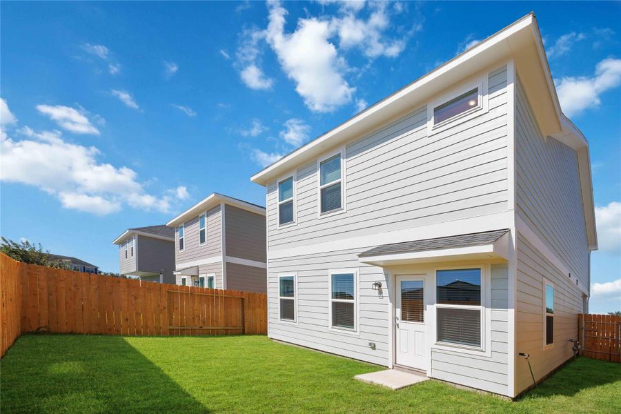Exterior details and patio area of a home in , Houston (Image 3).