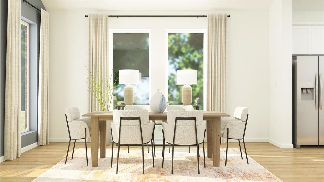 Furnished interior view inside a new home in River Ranch, Dayton (Image 22).