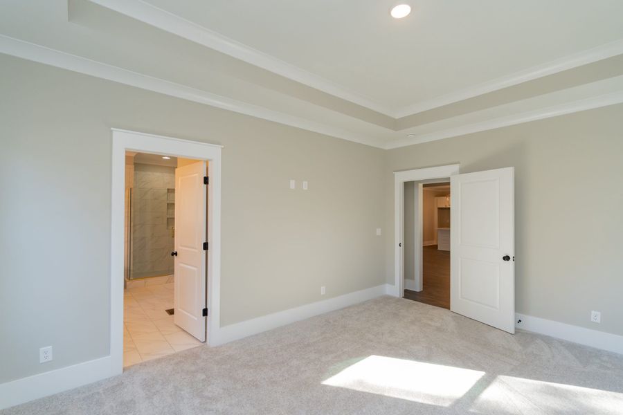 Spacious, unfurnished interior of a new home in Creekside, Cleveland (Image 35). Spacious, unfurnished interior of a new home in Creekside, Cleveland (Image 35).