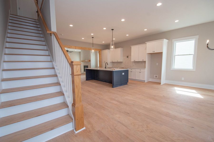 Furnished interior in a model home at Perry Street in Newnan (Image 6).
