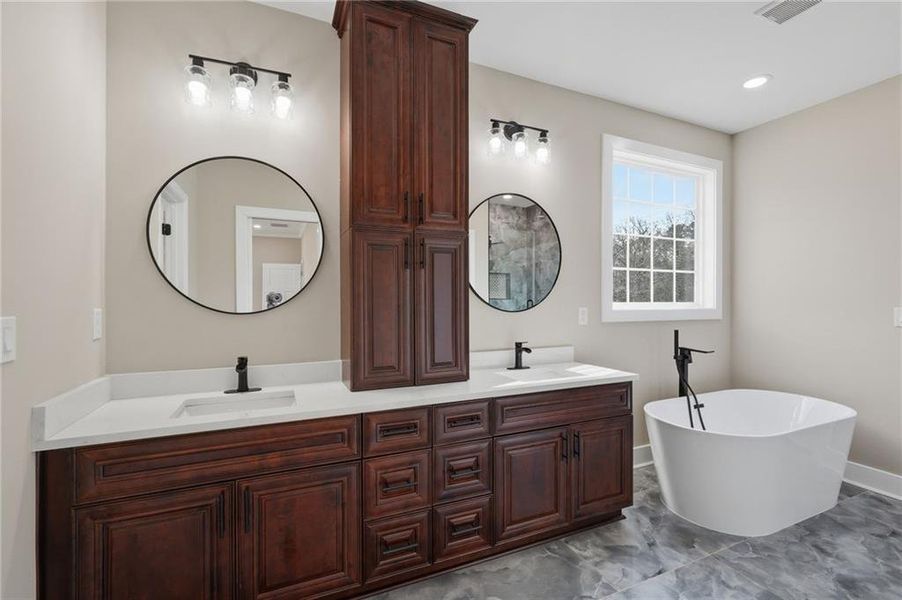 Furnished interior view inside a new home in , Stone Mountain (Image 14).
