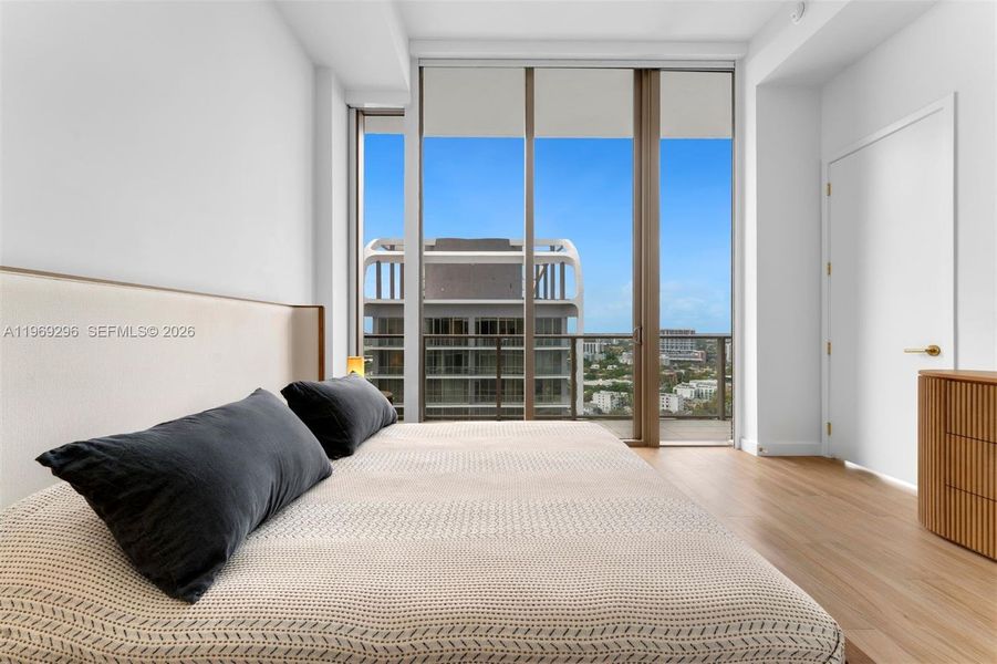 Furnished interior view inside a new home in , Miami (Image 10).