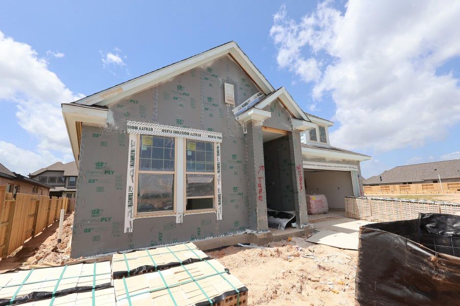 In-progress construction of a new home in Escondido - Retreat Collection, Magnolia, TX (Image 6).
