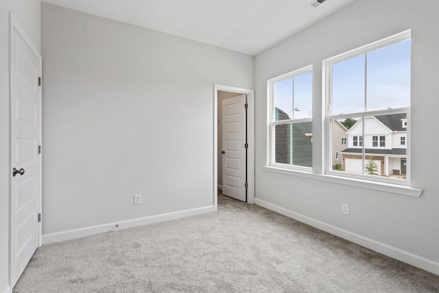 Spacious, unfurnished interior of a new home in Renaissance at White Oak, Garner (Image 26). Spacious, unfurnished interior of a new home in Renaissance at White Oak, Garner (Image 26).