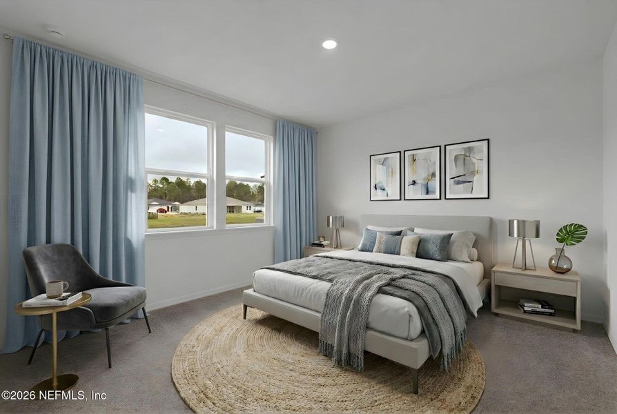 Furnished interior view inside a new home in Hyland Trail, Green Cove Springs (Image 13).