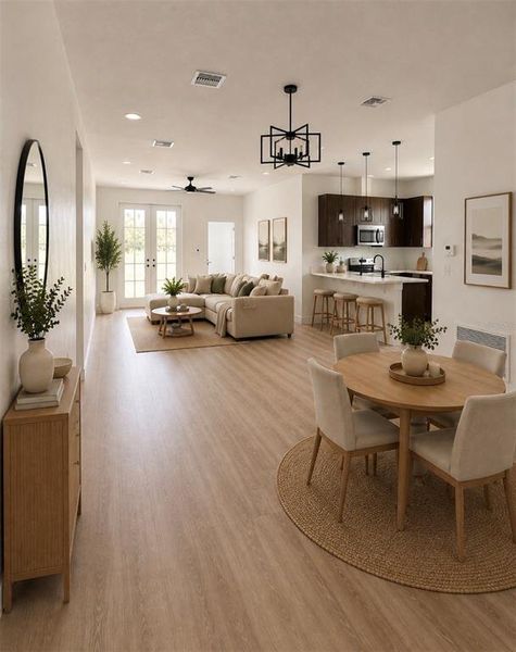 Furnished interior view inside a new home in , Spring Hill (Image 11).