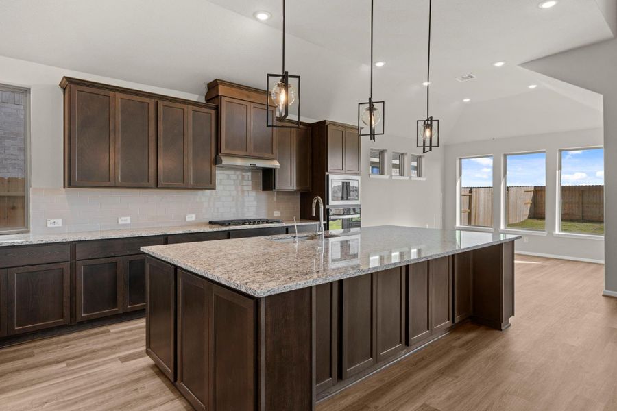 Furnished interior view inside a new home in The Meadows at Imperial Oaks 60', Conroe (Image 6).
