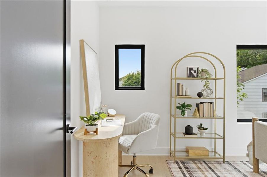 Furnished interior view inside a new home in , Atlanta (Image 43). Furnished interior view inside a new home in , Atlanta (Image 43).