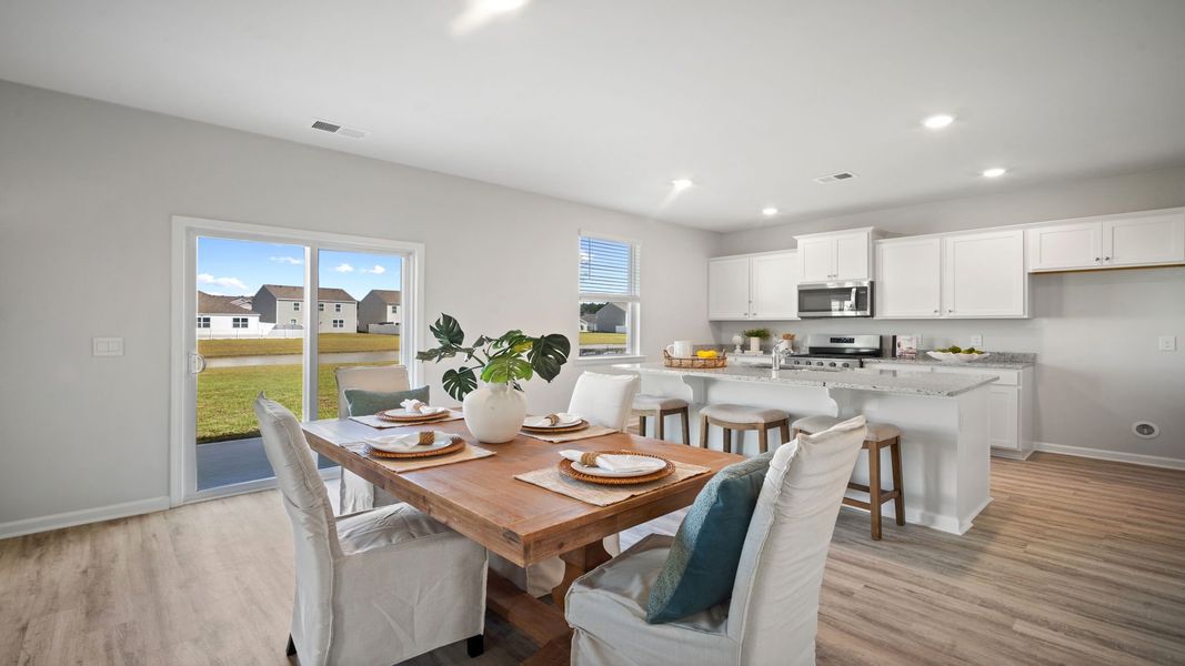 Furnished interior view inside a new home in Fernhill Farms, Statesboro (Image 7).