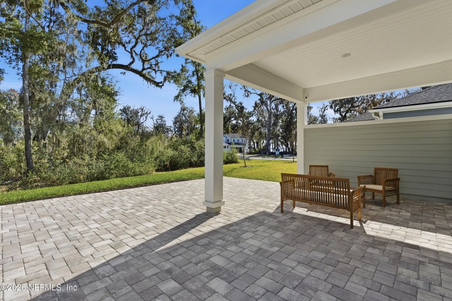 Exterior details and patio area of a home in , St. Johns (Image 4).