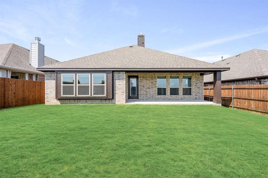 Exterior details and patio area of a home in Godley Ranch Classic, Godley (Image 26). Exterior details and patio area of a home in Godley Ranch Classic, Godley (Image 26).