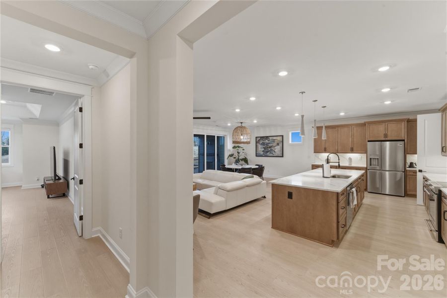 Furnished interior view inside a new home in Windell Woods, Tega Cay (Image 11).