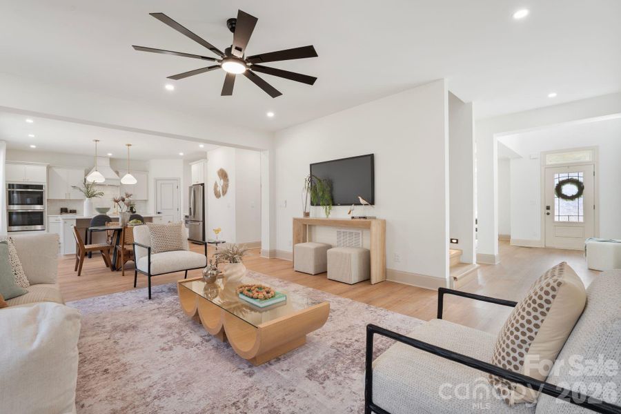 Furnished interior view inside a new home in , Mint Hill (Image 10).