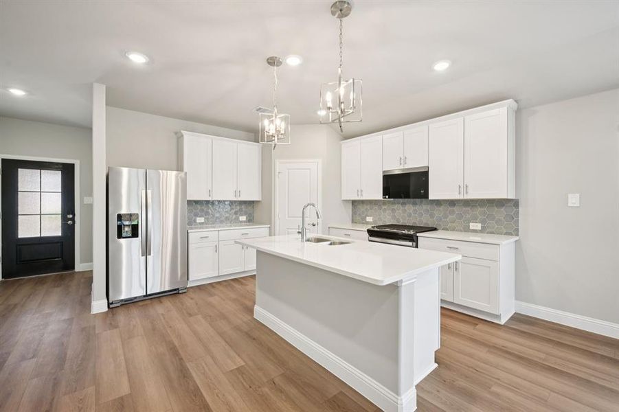 Furnished interior view inside a new home in Westmoor, Sherman (Image 8).