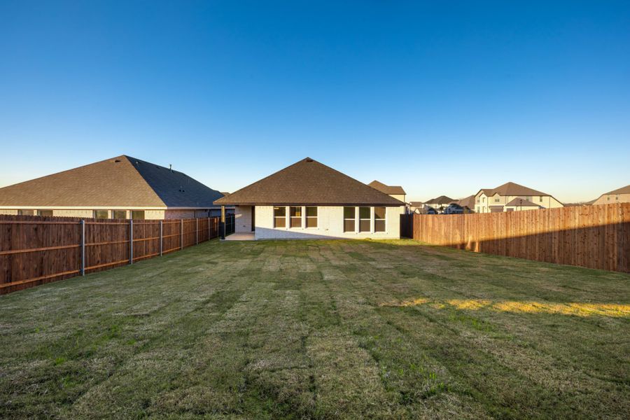Exterior details and patio area of a home in Elevon, Lavon (Image 4). Exterior details and patio area of a home in Elevon, Lavon (Image 4).
