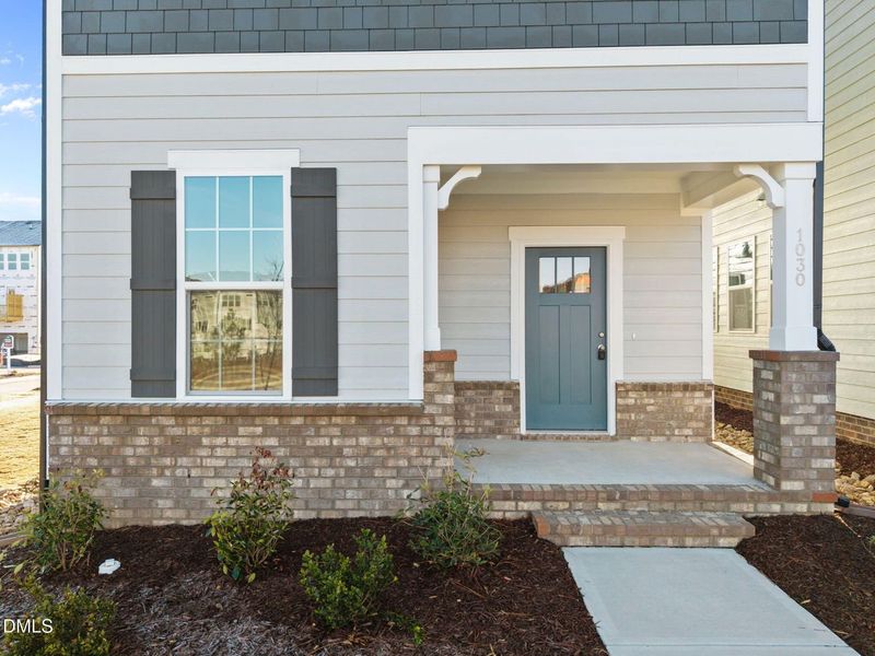 Exterior details and patio area of a home in Forestville Yard, Knightdale (Image 3).