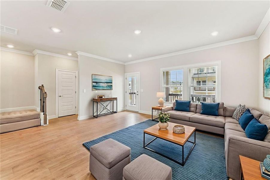 Furnished interior view inside a new home in Martin Springs - Highland Series, Lawrenceville (Image 17).