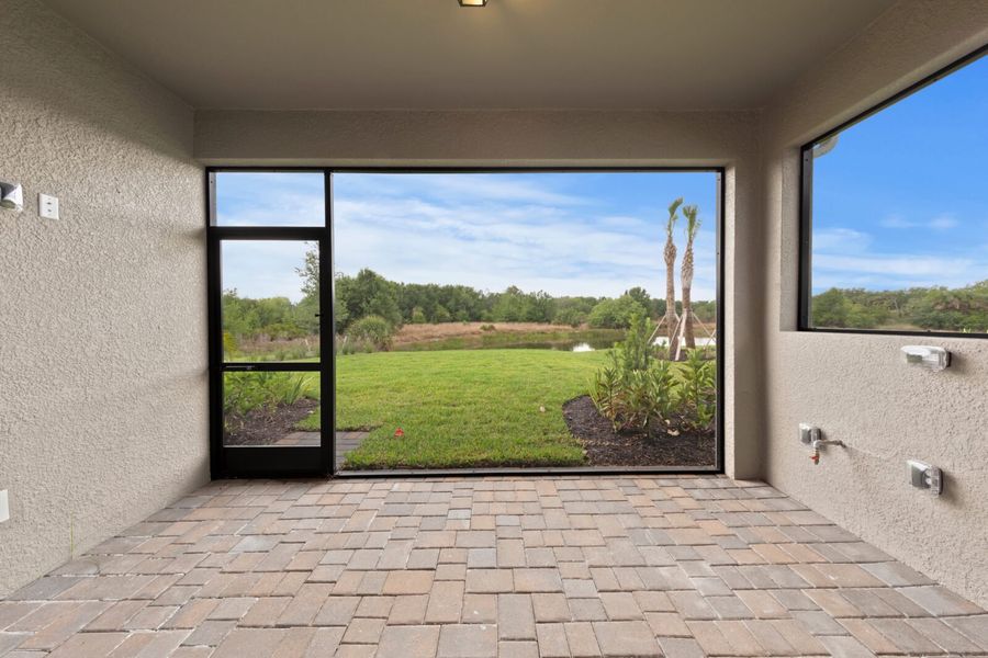 Exterior details and patio area of a home in Verandah, Fort Myers (Image 4).