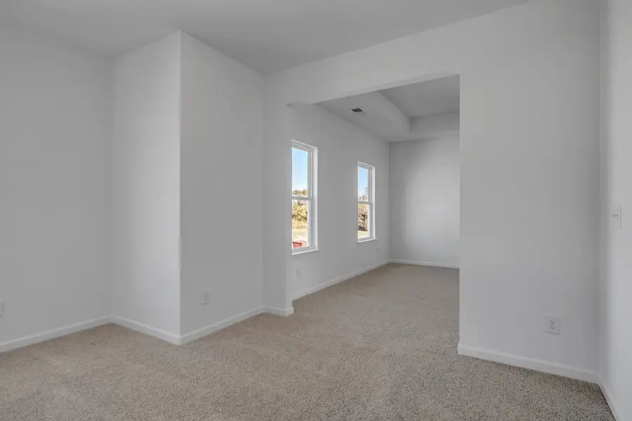 View from sitting room to Primary suite