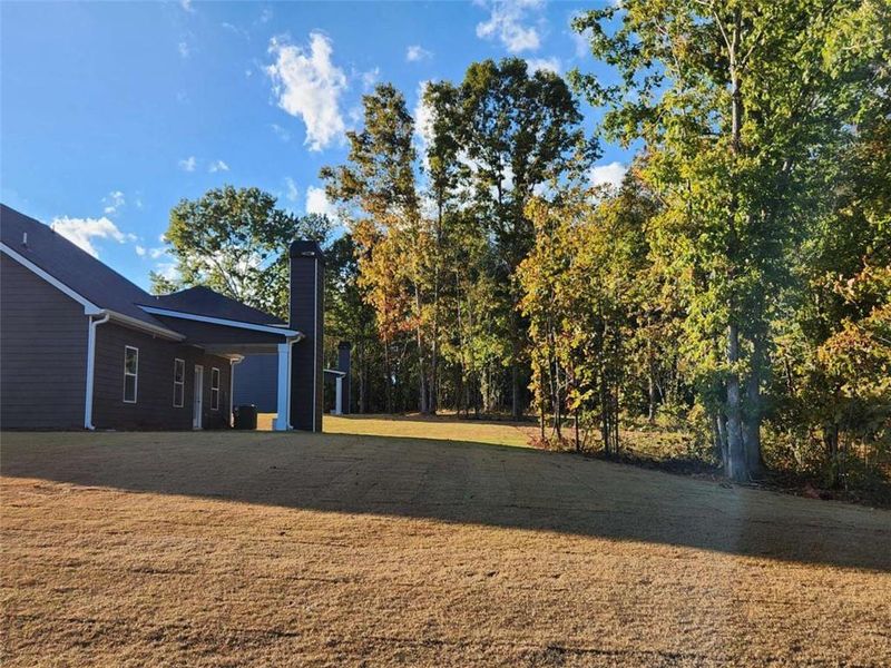 Exterior details and patio area of a home in The Woodlands Preserve, Jackson (Image 4).