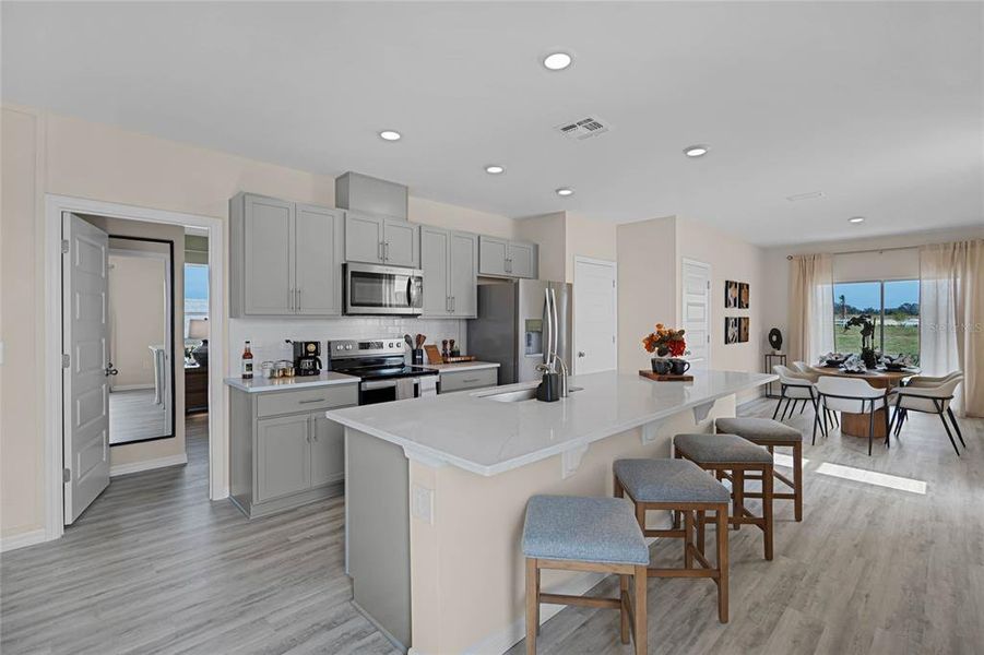 Furnished interior view inside a new home in , Winter Haven (Image 11).