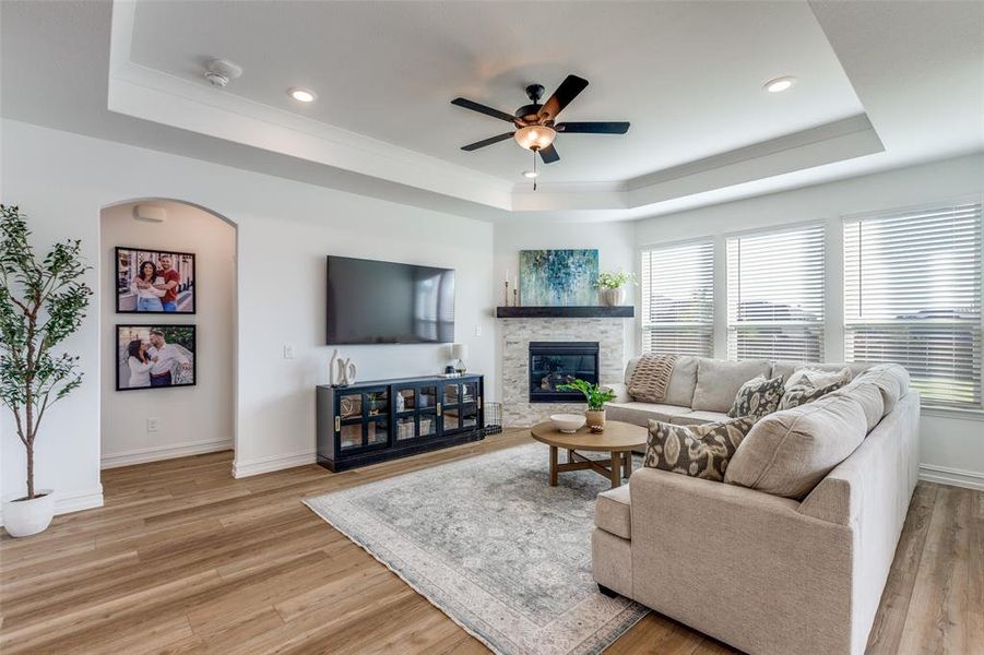 Furnished interior view inside a new home in , McKinney (Image 16).