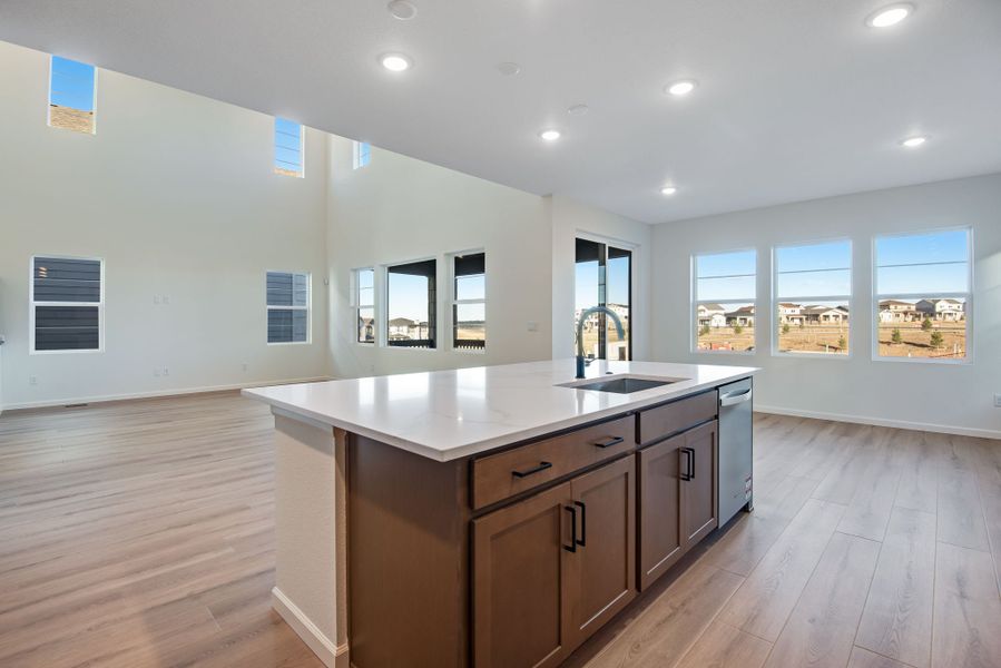 Furnished interior view inside a new home in Sterling Ranch, Littleton (Image 12).