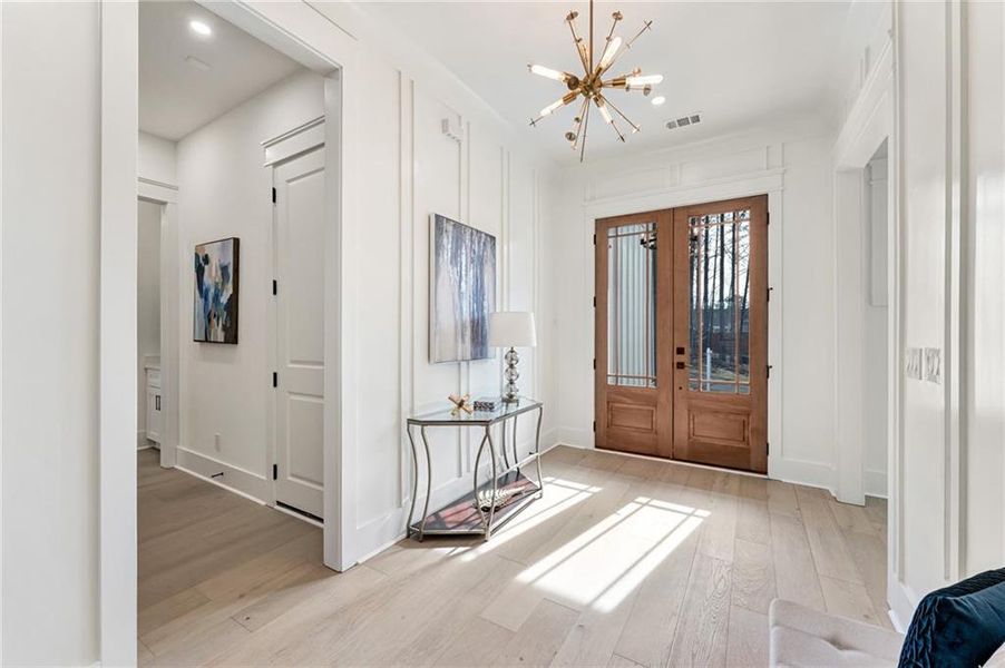 Furnished interior view inside a new home in , Cumming (Image 8).