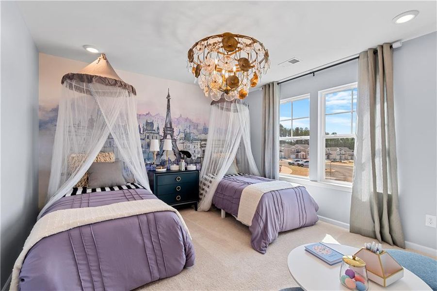 Furnished interior view inside a new home in Bowers Farm, McDonough (Image 13).
