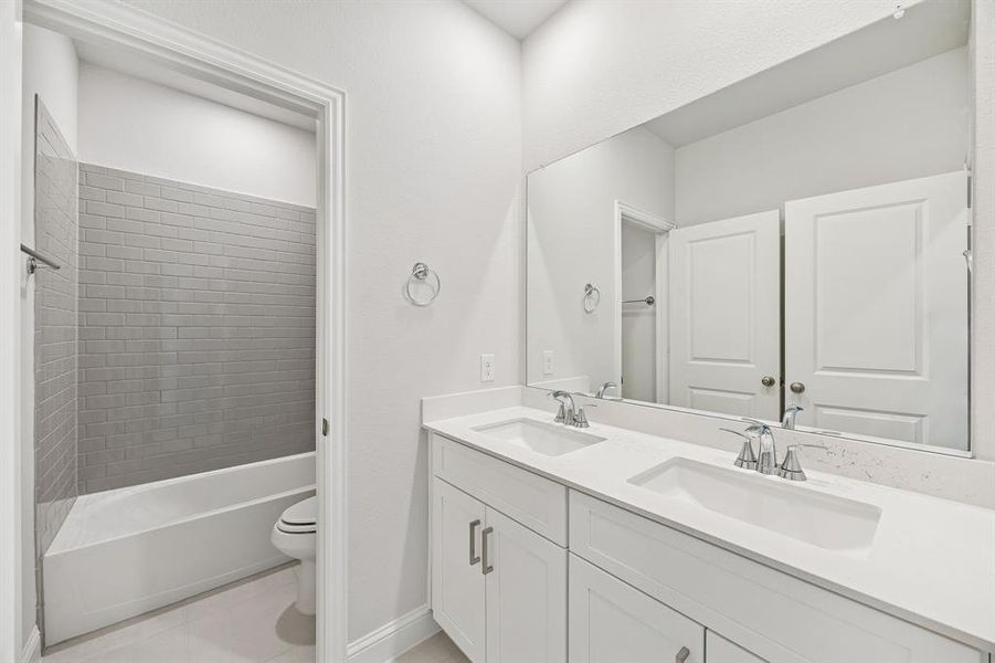 Furnished interior view inside a new home in Venetian, Weston (Image 9).