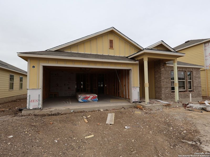 In-progress construction of a new home in Winding Brook, San Antonio, TX (Image 32).