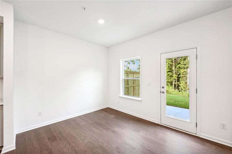 Spacious, unfurnished interior of a new home in Langston Reserve, Cartersville (Image 9). Spacious, unfurnished interior of a new home in Langston Reserve, Cartersville (Image 9).