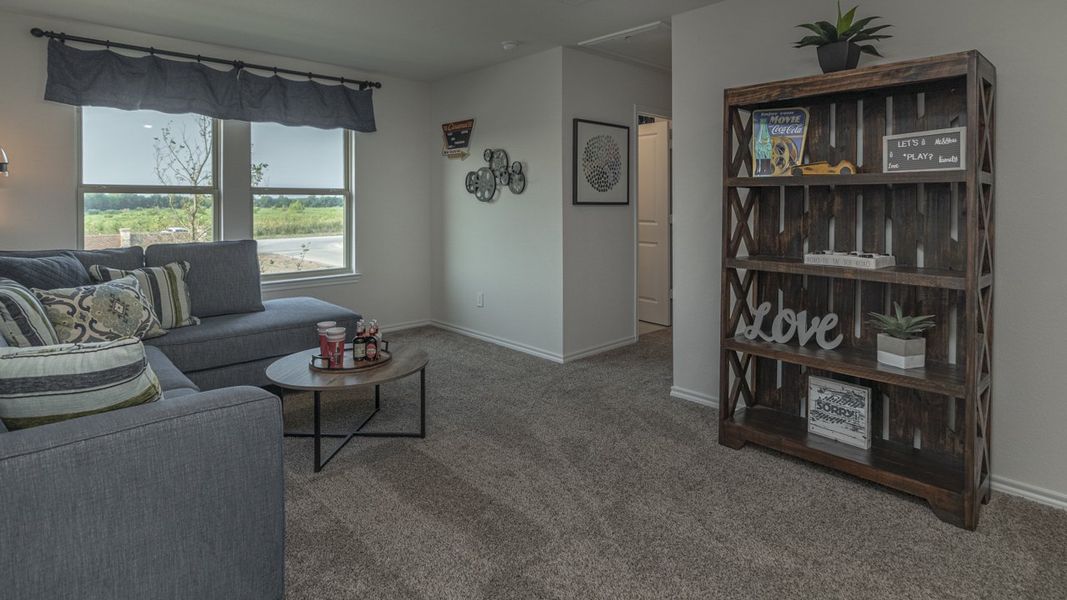 Furnished interior view inside a new home in The Reserve at Timber Creek, Lindale (Image 8). Furnished interior view inside a new home in The Reserve at Timber Creek, Lindale (Image 8).