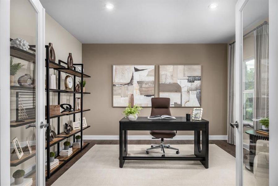 Representative furnished interior of a home built from the Corsica by Ryan Homes in Muirwood, Murfreesboro (Image 30).