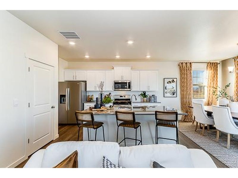 Furnished interior view inside a new home in Prairie Song, Windsor (Image 8).