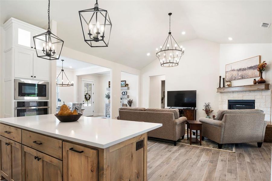 Furnished interior view inside a new home in Lincoln Pointe, Van Alstyne (Image 32).