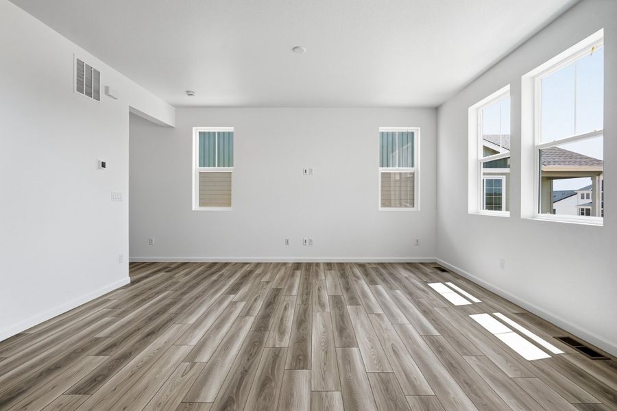 Representative unfurnished interior of a home built from the Eagle II by Taylor Morrison in The Town Collection at Independence, Elizabeth (Image 20).