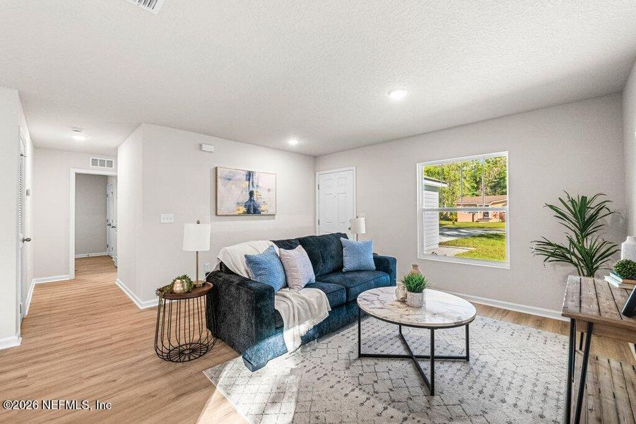 Furnished interior view inside a new home in , Jacksonville (Image 9).