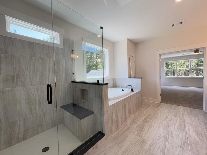 Furnished interior view inside a new home in Arden on Lanier, Cumming (Image 9).