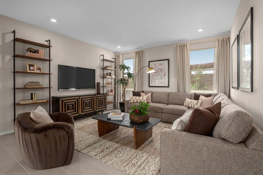 Spacious great room Spacious great room