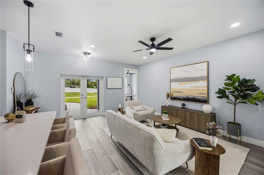 Furnished interior view inside a new home in , North Port (Image 8). Furnished interior view inside a new home in , North Port (Image 8).