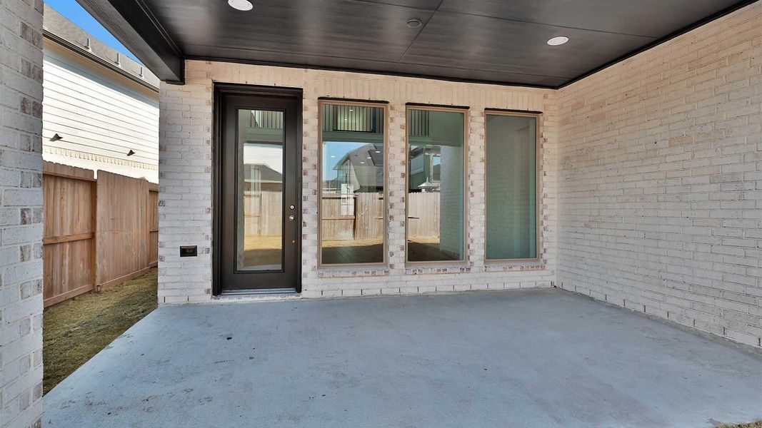 Exterior details and patio area of a home in The Grand Prairie, Hockley (Image 3).